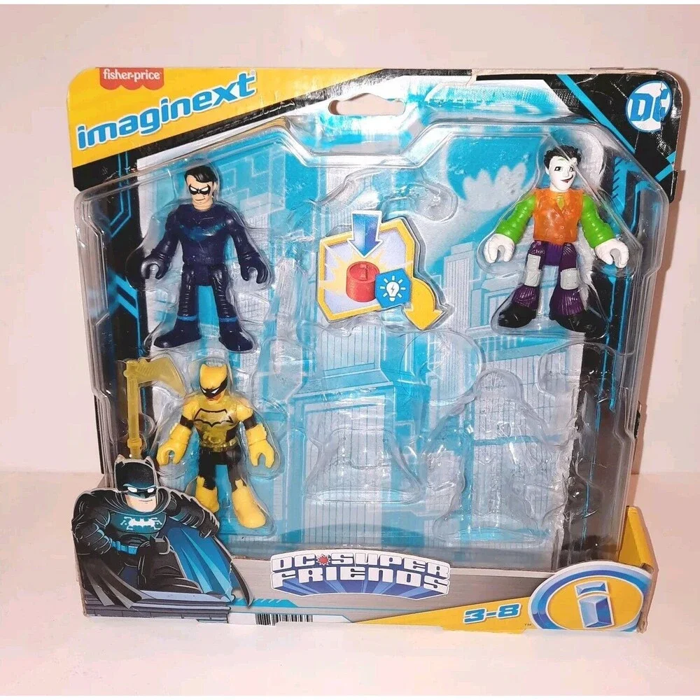 (Lot of 11) 9 Imaginext Fisher Price DC Super Friends/2 VINTAGE Catwoman/Batgirl